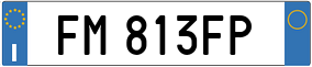 Truck License Plate